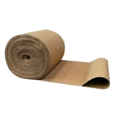 UOFFICE Corrugated Wrap 18" x 250' x 1/8" Thick - B Flute - Cardboard Wrap