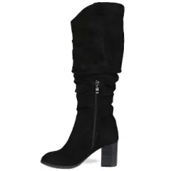 Journee Collection Womens Aneil Stacked Heel Knee High Boots
