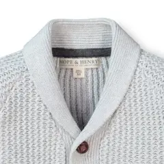 Hope & Henry Boys' Shawl Collar Cardigan, Infant