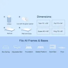 Wuleitex 10-inch Hybrid Mattress