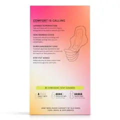 Flex Bamboo Regular Ultra Thin Pads - 30ct