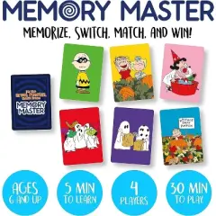 NMR Distribution Peanuts Great Pumpkin Memory Master Card Game
