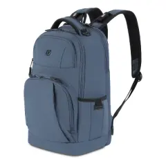 SWISSGEAR Laptop 18.5" Backpack &ndash; Blue: Polyester Solid Bookbag
