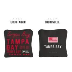 Skip's Garage | Gameday Tampa Bay Football Synergy Pro Cornhole Bags (Set of 4)