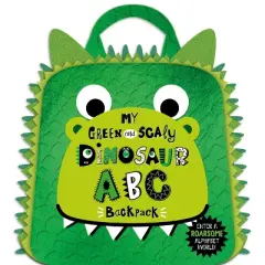 My Green and Scaly Dinosaur ABC Backpack -  by Alice Fewery (Board Book)