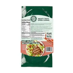 Mighty Spark Bacon Bursting Ground Turkey Burger Patties - 8oz/2ct