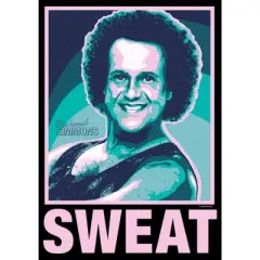 Women's Richard Simmons Sweat Poster T-Shirt