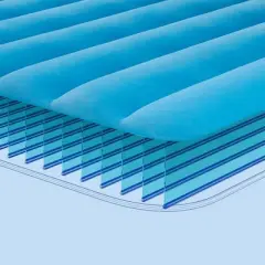 Ciays Twin Air Mattress with Built-in Pump, Blow Up Mattress w/ Carrying Bag