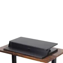 FlexPro Premier Electric Standing Desk Converter &ndash; 36" Sit to Stand Workstation &ndash; Black &ndash; Stand Steady