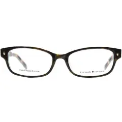 Kate Spade  X77 Womens Rectangle Eyeglasses Tortoise Aqua Striped 49mm