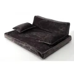 Precious Tails Modern Sofa Cat and Dog Bed - M - Charcoal