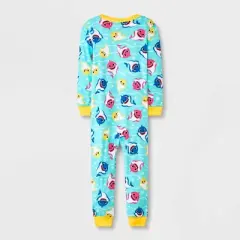 Toddler Girls' Baby Shark Snug Fit Union Suit - Green