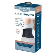 Copper Fit Core Shaper Waist Trimmer - Charcoal S/M