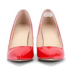 Unique Bargains Concealed Thin Shoes Heel Pads One Size Transparent 2 Pair