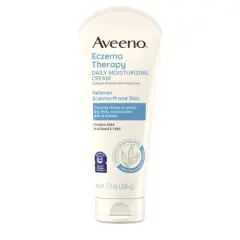 Aveeno Eczema Therapy Daily Soothing Eczema Relief Steroid-Free Body Cream Fragrance-Free - 7.3oz