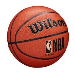 Wilson NBA Forge S7 Basketball - Brown: Synthetic Leather, Age 12+, Butyl Bladder