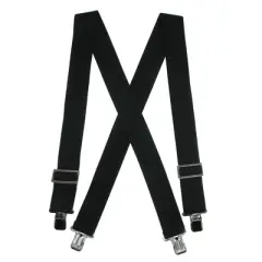 CTM Men's Elastic Heavy Duty Basic Clip-End Work Suspender