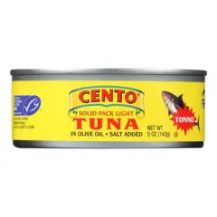 Cento Solid Pack Light Tuna - Case of 24/5 oz