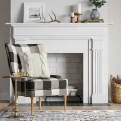 Londonberry Turned Accent Table Brass - Threshold