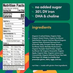 Cerebelly Organic Apple Kale Smart Snack Bars - 4.2oz/5pk