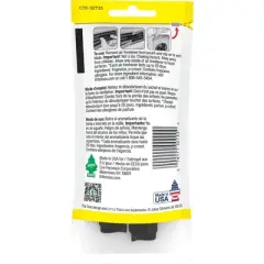 Little Trees 4pk Vent Wrap New Car Scent Air Fresheners: Car Freshener Vent Clip, Disposable, Black, 2 Weeks Duration