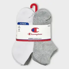 Champion Women's 10pk Low Cut Socks - White/Black/Grey