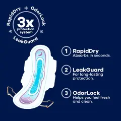 Always Ultra Thin Overnight Pads