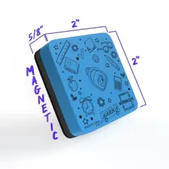 SCRIBBLEDO Small Magnetic Dry Erase Erasers 6 Pack