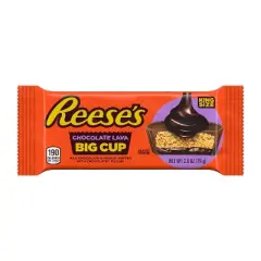Reese's Big Cup Chocolate Lava Milk Chocolate King Size Peanut Butter Cups Candy - 2.8oz