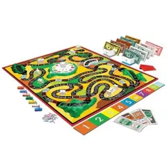 Winning Moves Board Games USA The Game of Life 1960 Edition &ndash; Classic Gameplay with Spinner, Mountains, Careers, Insurance, for 2-6 Players, Ages 10+