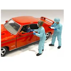 Hazmat Crew Figurine II for 1/18 Scale Models by American Diorama