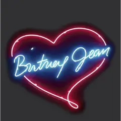 Women's Britney Spears Jean Neon Heart Racerback Tank Top