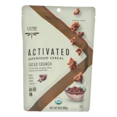 Living Intentions Activated Cacao Crunch Superfood Cereal - Case of 6/9 oz