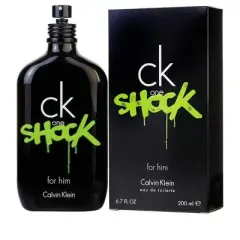 Ck One Shock By Calvin Klein Lavender, Clementine, Cucumber, Osmanthus, Cardamom Men Edt Spray 6.7 Oz 1994 Casual 6.7 Oz Fragrance