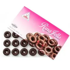 Joyva Chocolate Covered Raspberry Ring Jells - 9oz
