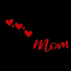 Junior's Design By Humans Forever Mom Hearts By Semir T-Shirt