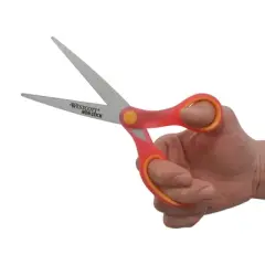 Westcott&reg; 7" Student Non-Stick Scissors, Assorted Colors, Ages 12+, Pack of 3