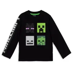 Minecraft Mobs Creeper 2 Pack Graphic T-Shirts Little Kid to Big Kid