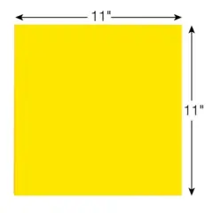 Post-it&reg; Super Sticky Big Note, 11 in. x 11 in., Yellow