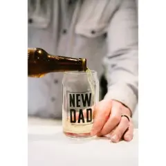 Pearhead New Dad Beer Glass 16 oz