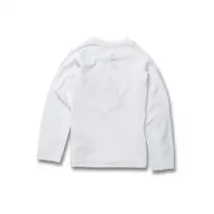 Volcom Toddler Boys Lido Solid Lycra Long Sleeve Rashguard 50+ Uv Protection