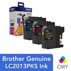 Brother LC2013PKS Innobella Ink Cyan/Magenta/Yellow 3/PK