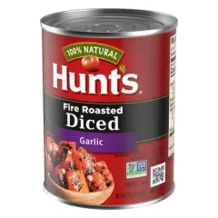 Hunt's 100% Natural Fire Roasted Diced Garlic Tomatoes - 14.5oz