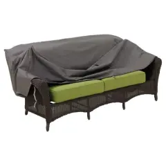 Ravenna Patio Loveseat Cover-76" x 32.5" x 33" - Dark Taupe - Classic Accessories