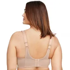 Glamorise Womens MagicLift Seamless Everyday Wirefree Bra 1007 Caf&eacute;