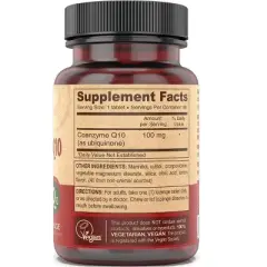 Deva Vegan Coenzyme Q10 100 mg 90 Tablets