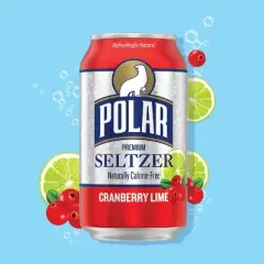 Polar Cranberry Lime Seltzer Water - 8pk/12 fl oz Cans