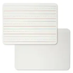 12pk Dry Erase Class Pack Lap Boards 2-Sided Plain/Lined - Charles Leonard