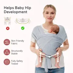 Momcozy Baby Wrap Carrier