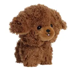 Aurora Teddy Pets 7" Brown Poodle Brown Stuffed Animal